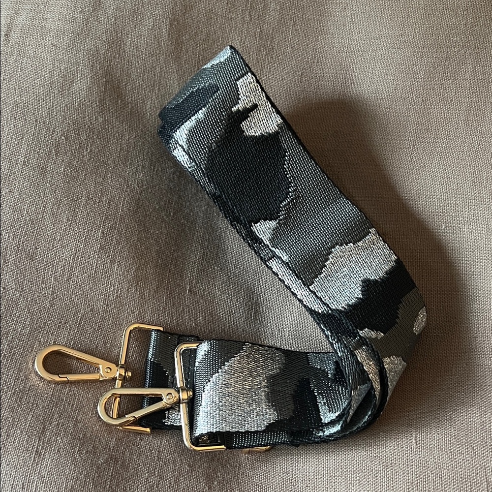 Silver Camo Adjustable Replacement strap for bag or purse